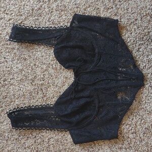 For Love & Lemons Lace Bustier Top